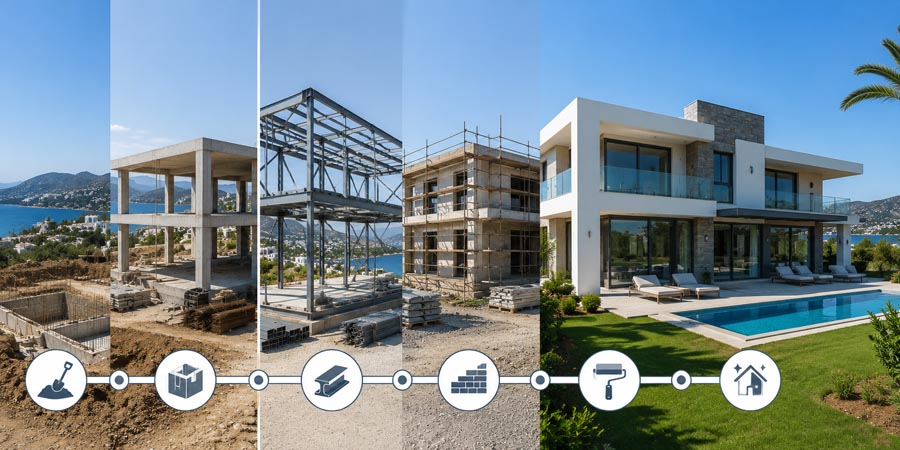 Villa İnşaatı Kaç Ay Sürer? Süreyi Etkileyen Faktörler